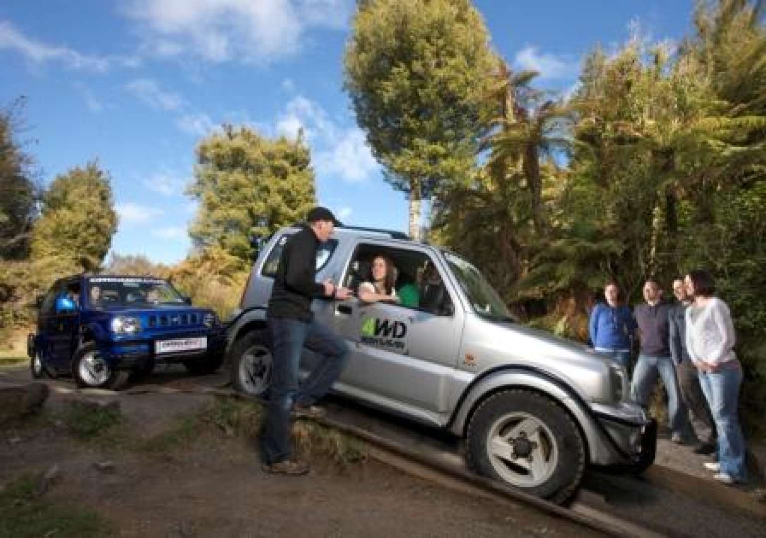 Your guide ahead will instruct you through challenging, unique terrain in New Zealand